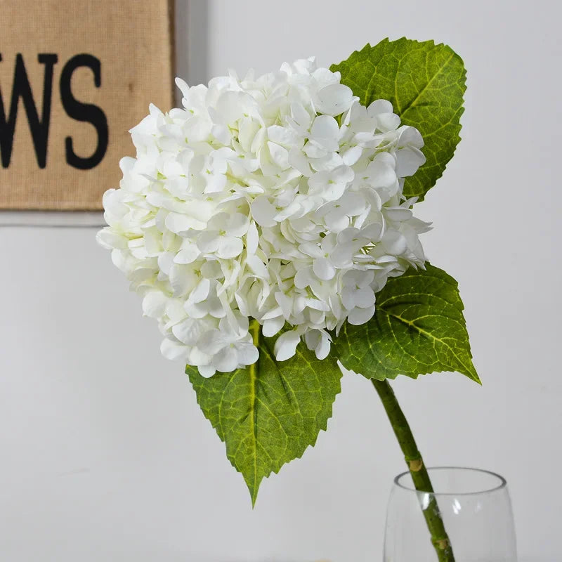 Artificial Real Touch Hydrangea Faux Flowers Bouquet