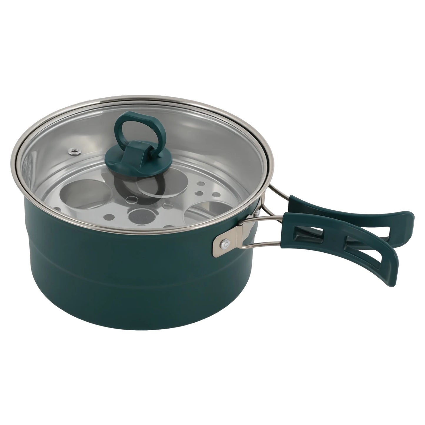 Portable Multifunctional Electric Hot Pot w/Foldable Handles