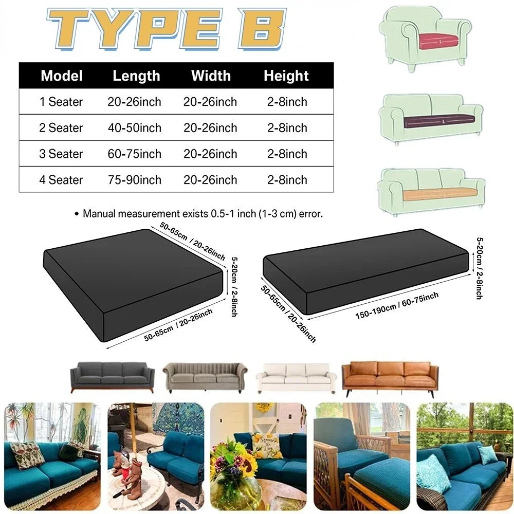 Elastic Jacquard Sofa Cover Cushion Furniture Protector