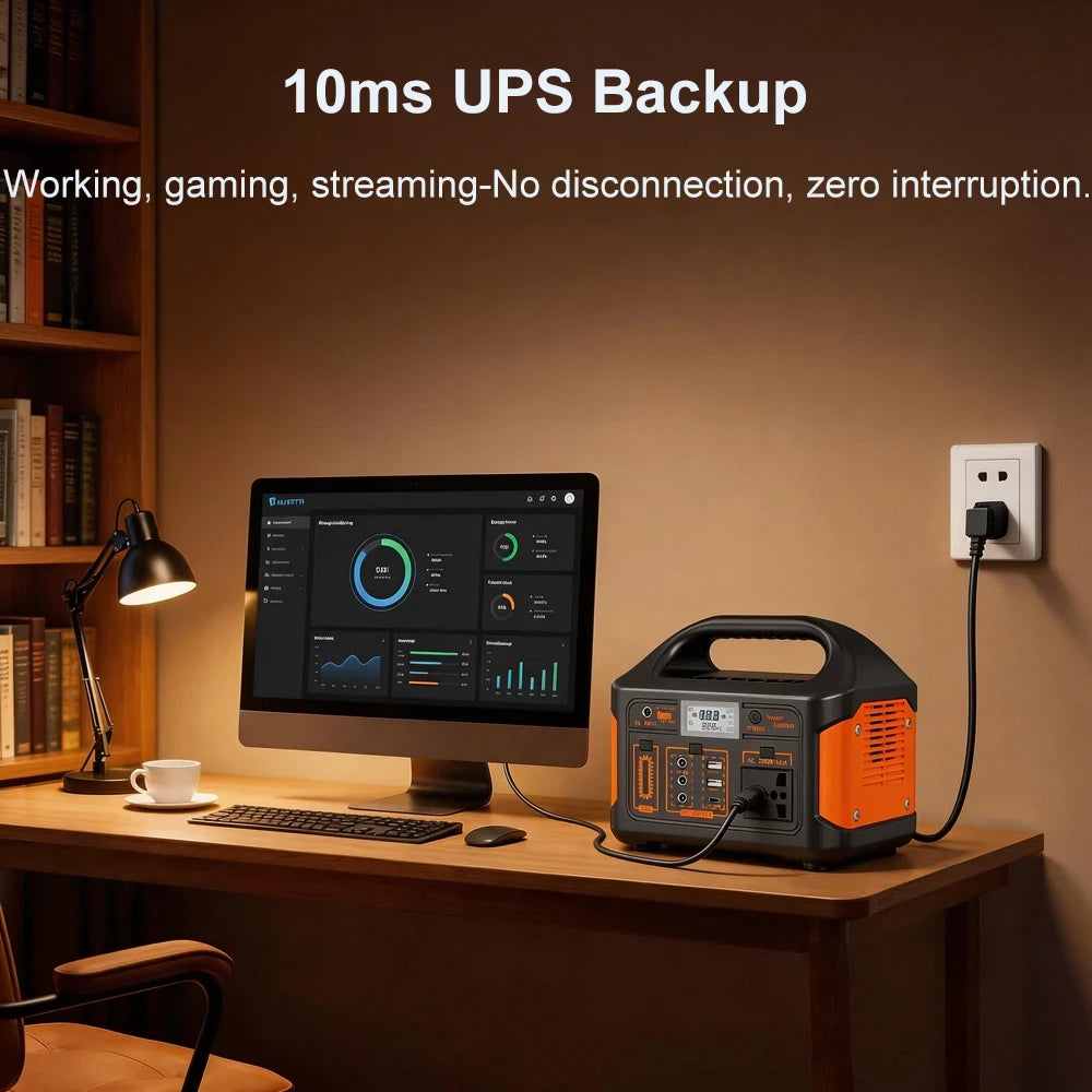 Portable Solar Generator for Home Camping Emergency Power