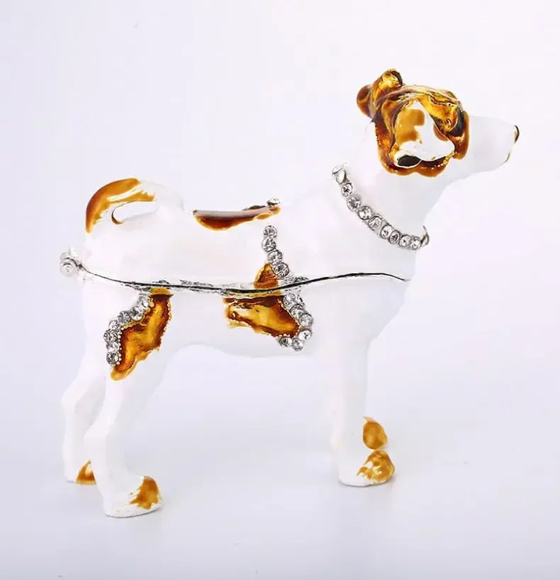 Metal Crafts Jewelry Dog Alloy Jewelry Box