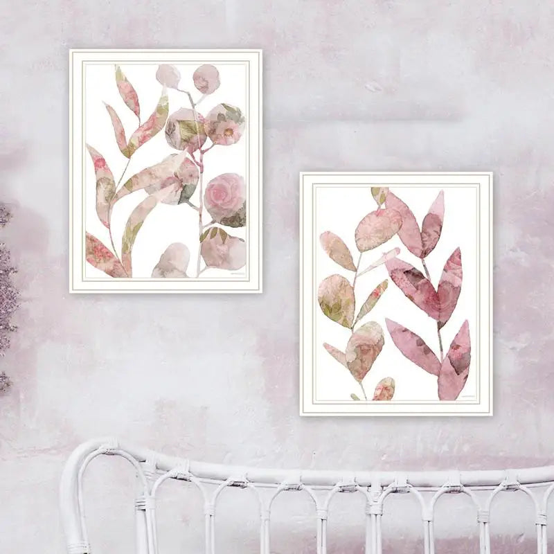 2-Piece Vignette Meadow Flora Botanical Framed Wall Art