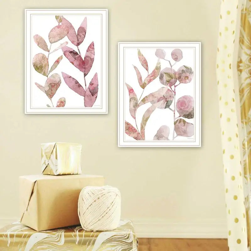 2-Piece Vignette Meadow Flora Botanical Framed Wall Art