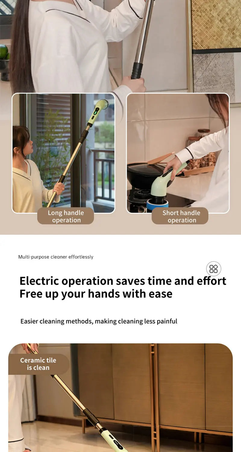 Electric Spin Scrubber – Cordless Shower Cleaner
