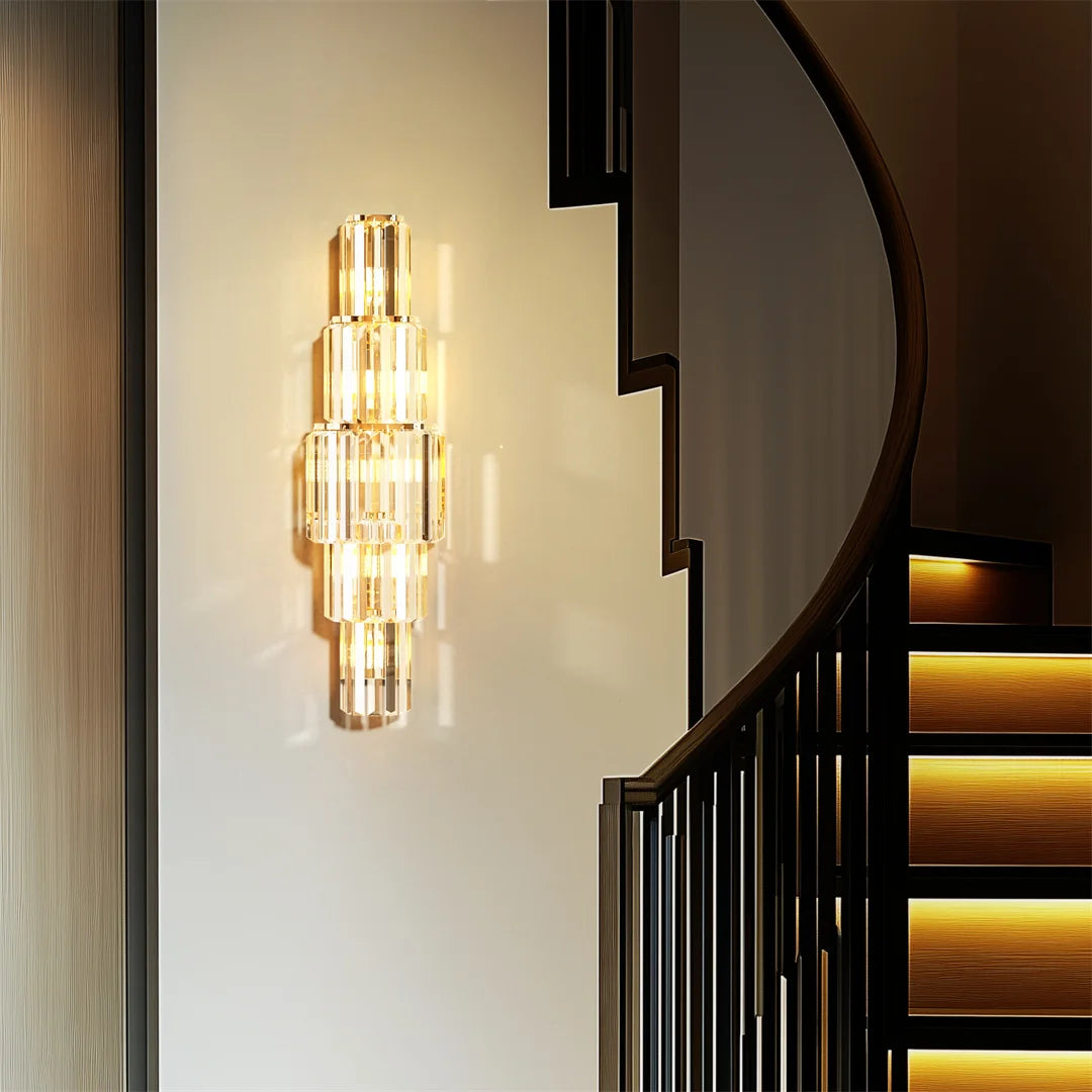 Modern Crystal Wall Lamp Sconce Corn Lights