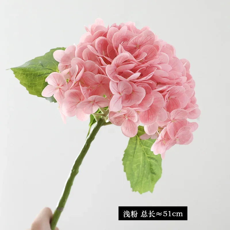 Artificial Real Touch Hydrangea Faux Flowers Bouquet