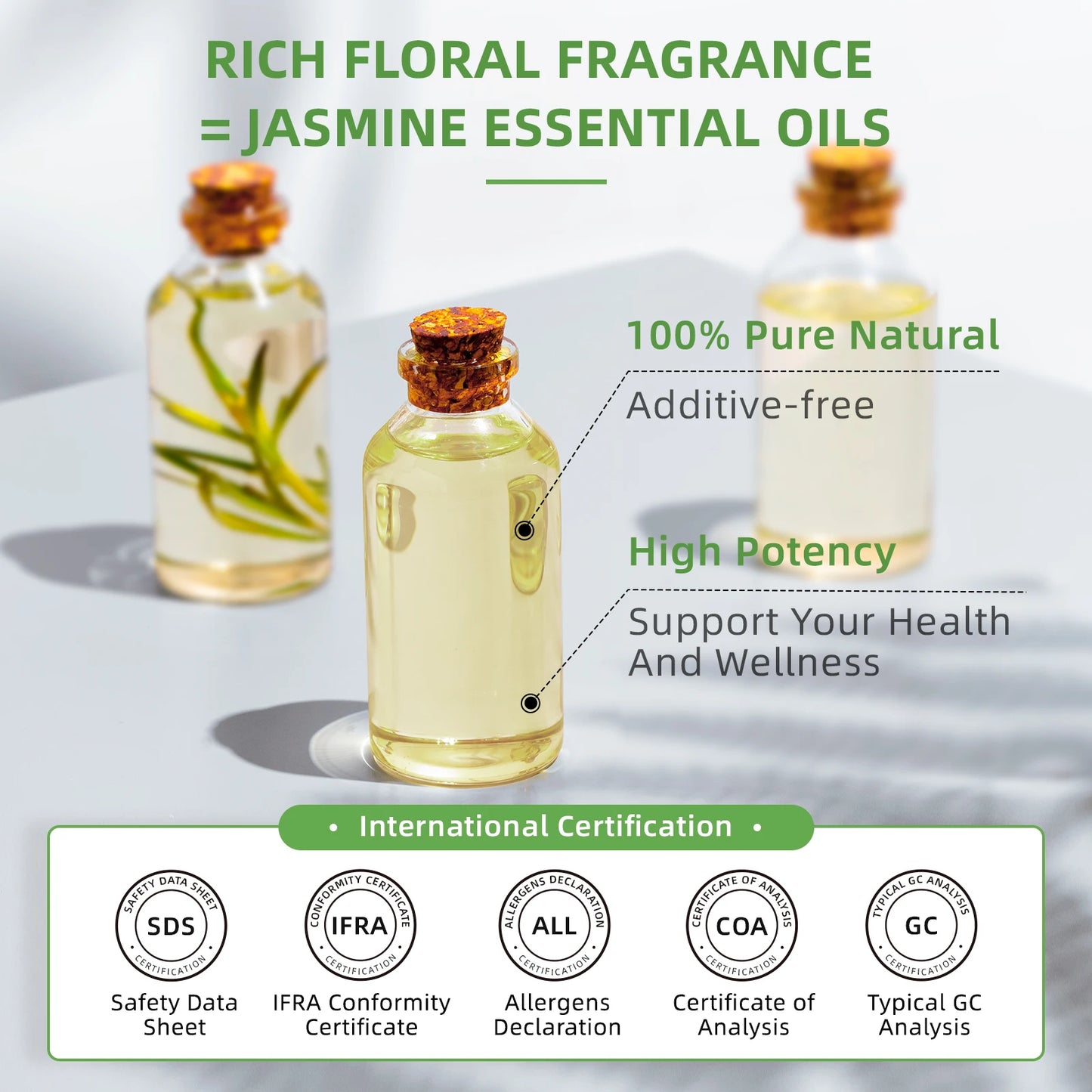 Essential Oils, 100% Premium Floral Oil Aromatherapy