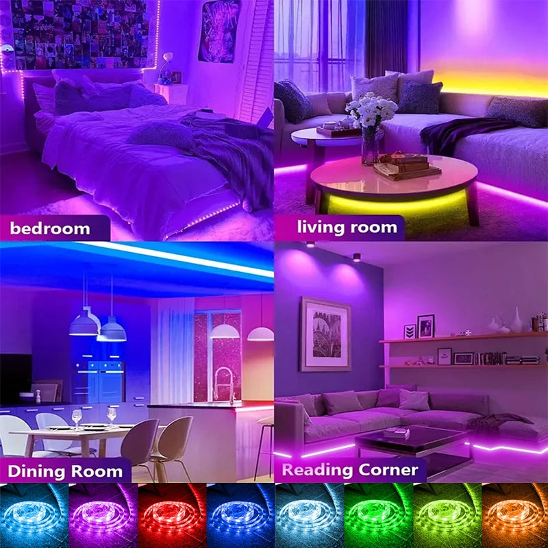 LED Strip Lights RGB 5050 Bluetooth APP Control