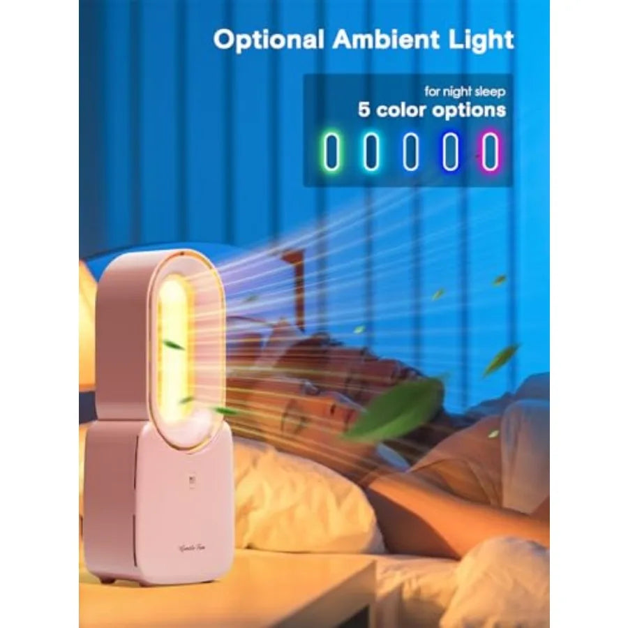 USB Bladeless Mini Table Fan for Home/Office