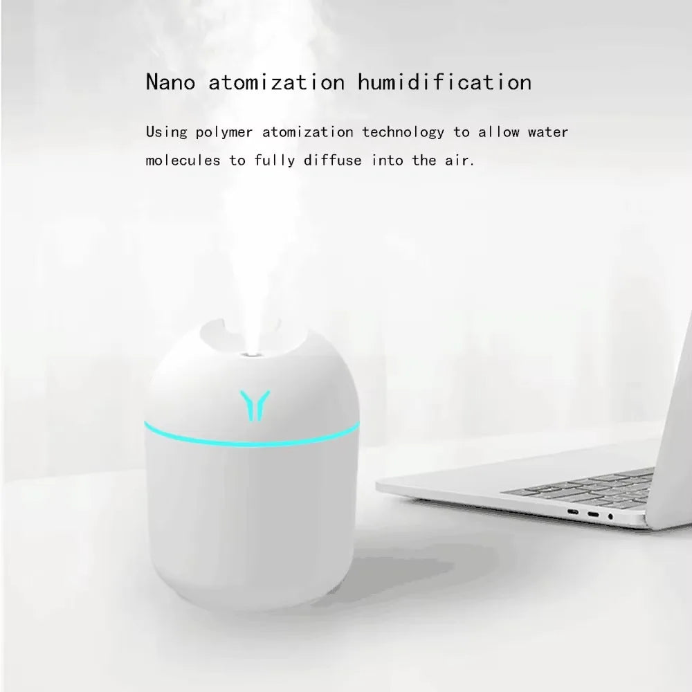 Portable USB Mini Humidifier & Essential Oil Diffuser