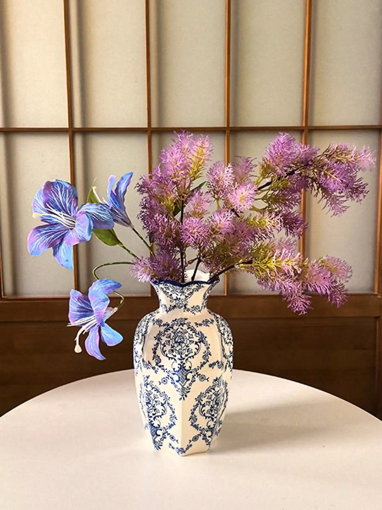 1 Pc Porcelain Retro Flower Vase