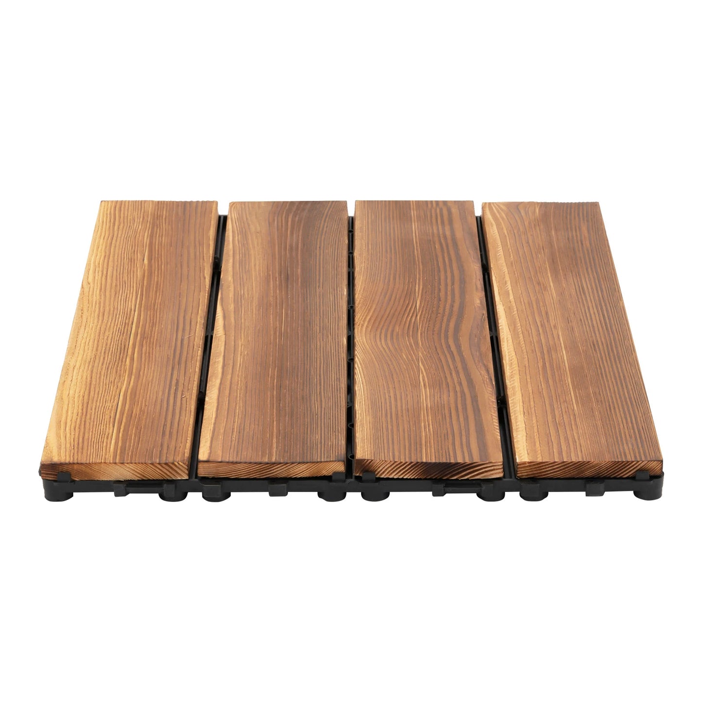 Patio Deck Tiles Wood Plastic Composite 36-Pcs