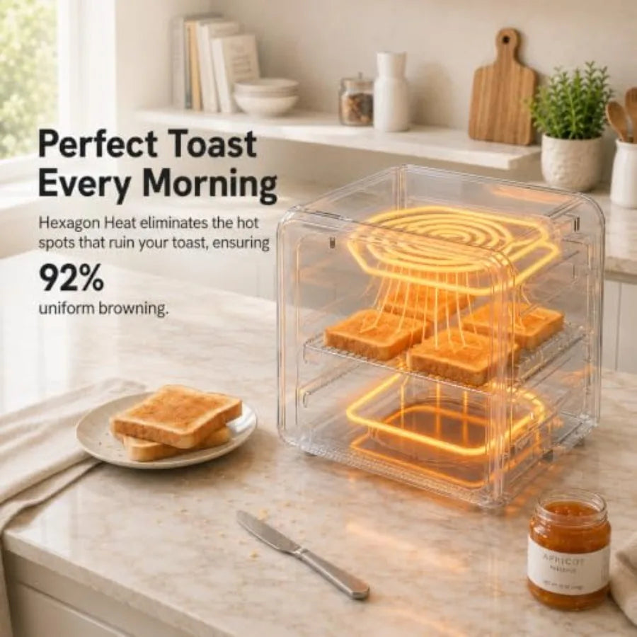 Retro Air Fryer Toaster Oven Combo
