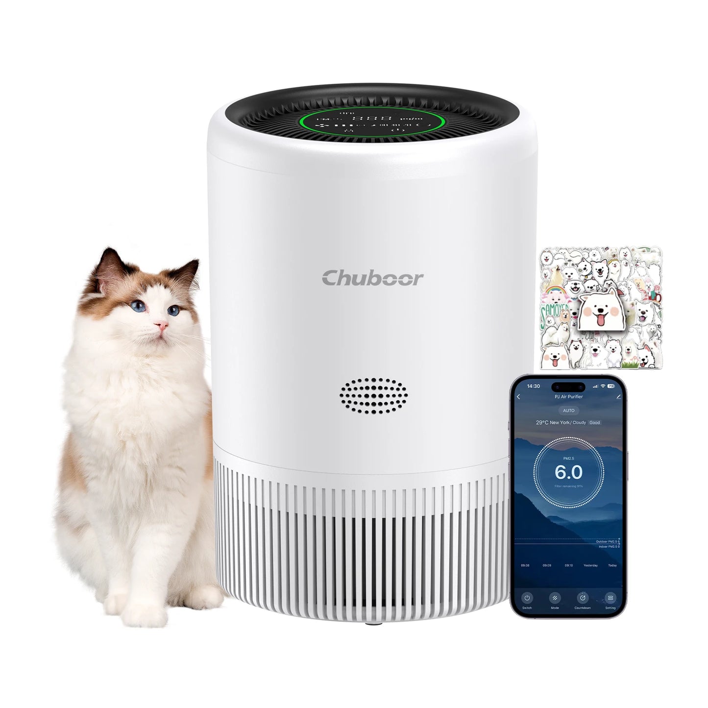 Smart Air Purifier| HEPA with App/Alexa Control