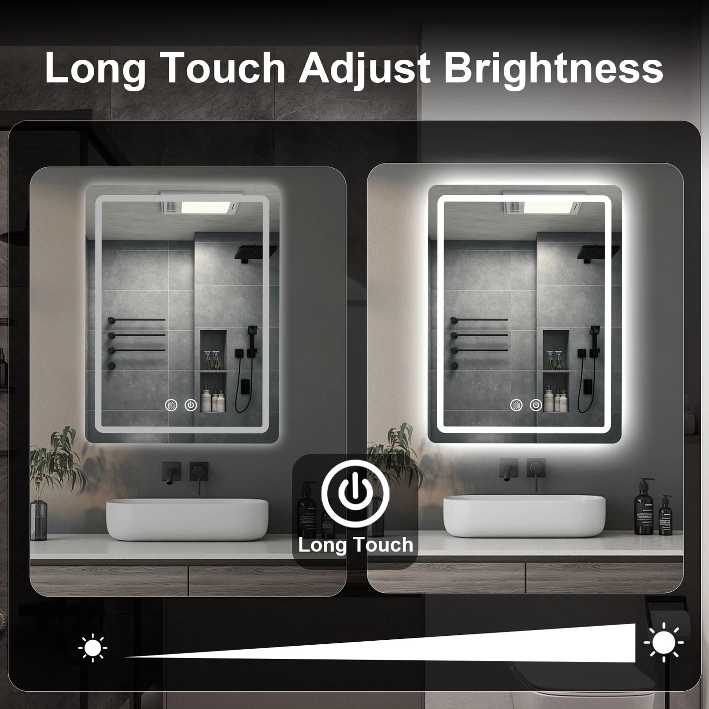 20x28" LED Bathroom Vanity Mirror w/ Backlit Lights