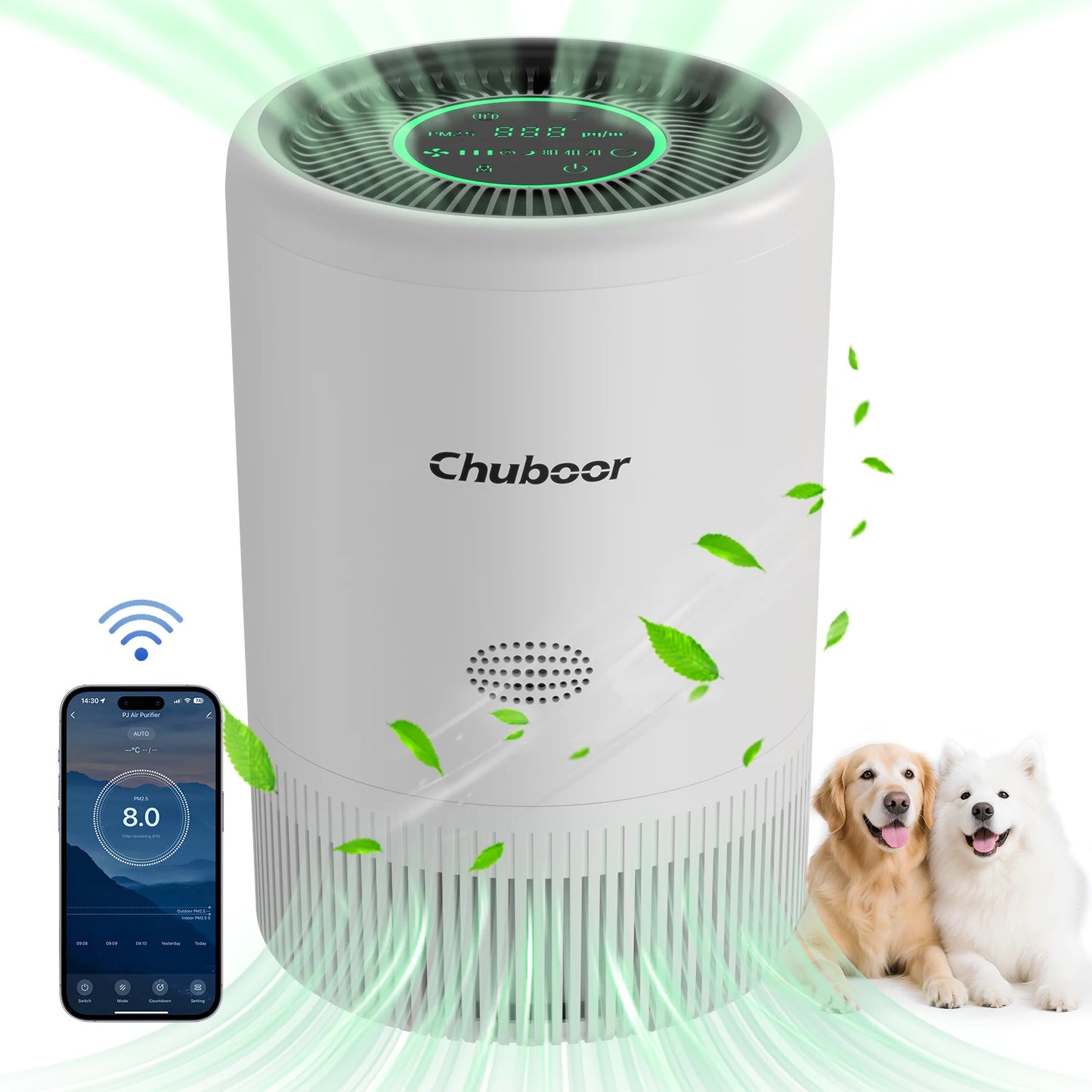 Smart Air Purifier| HEPA with App/Alexa Control