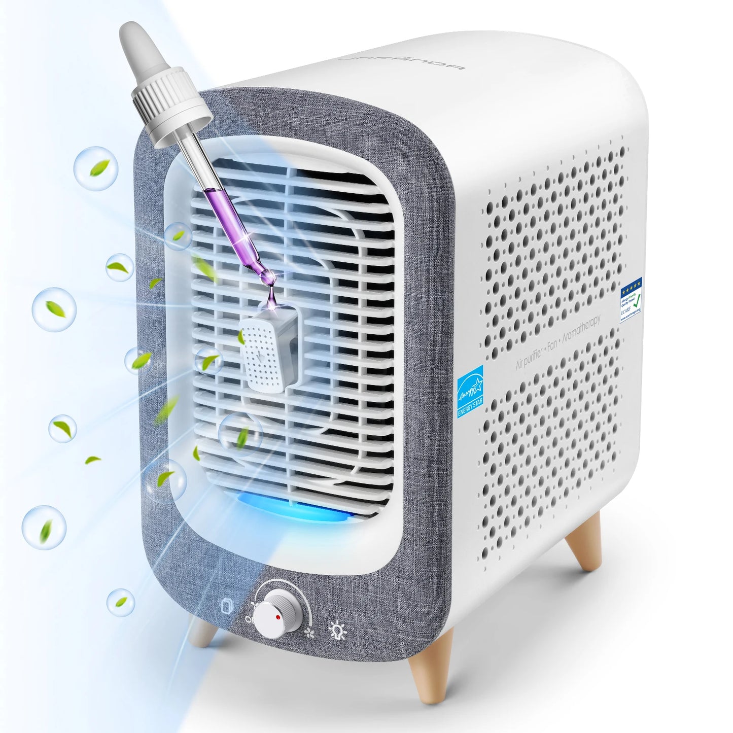 Air Purifier for Home Bedroom 780sq ft, HEPA &Activated Carbon