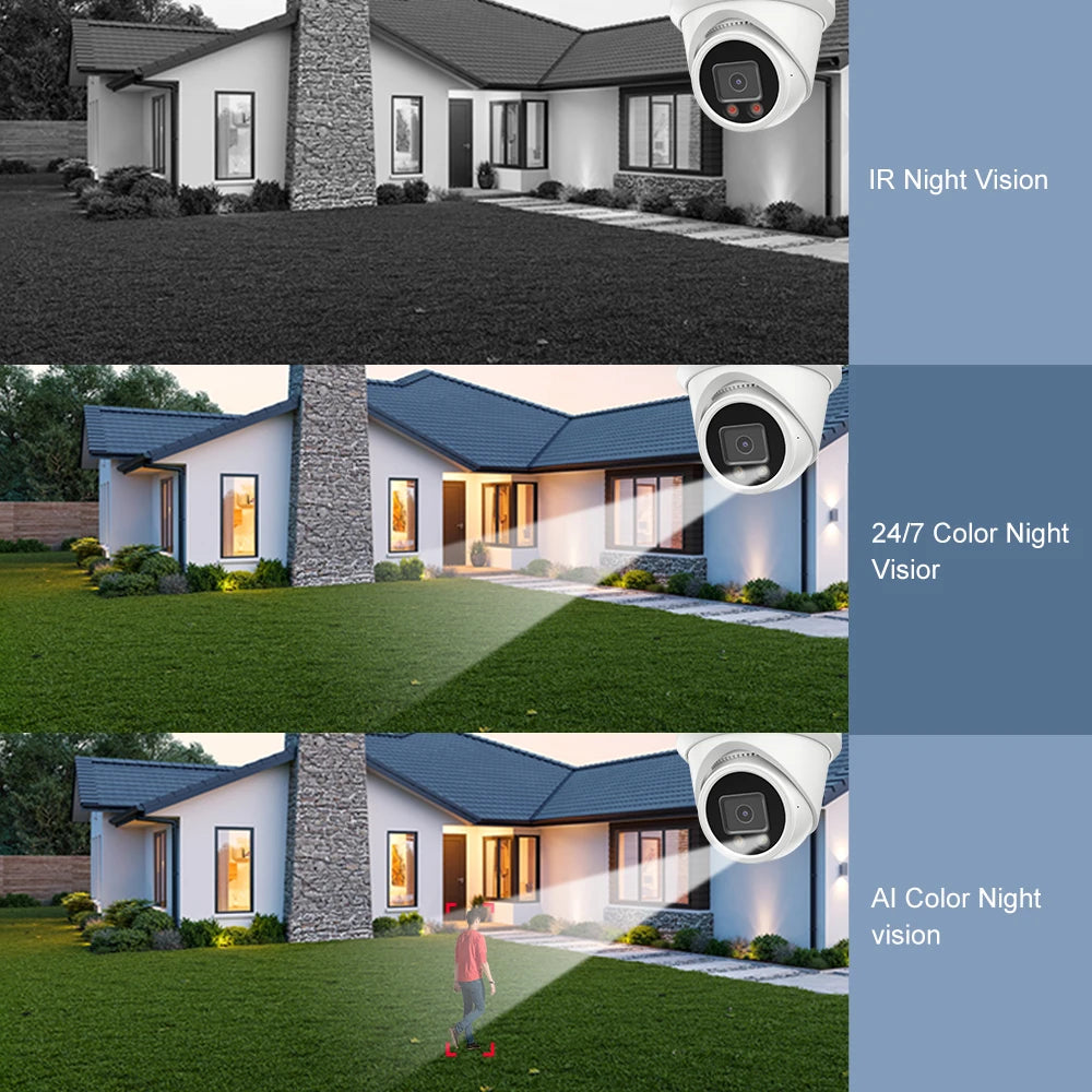 Outdoor Smart Dual Light ColorVU CCTV Video