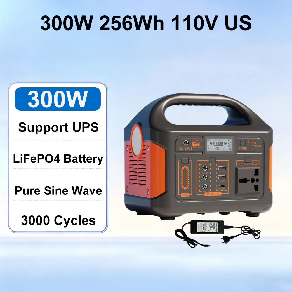 Portable Solar Generator for Home Camping Emergency Power