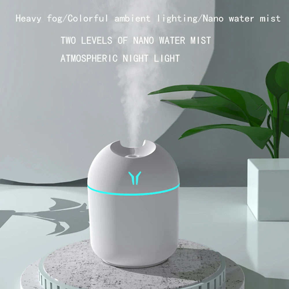Portable USB Mini Humidifier & Essential Oil Diffuser