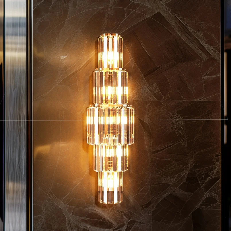 Modern Crystal Wall Lamp Sconce Corn Lights