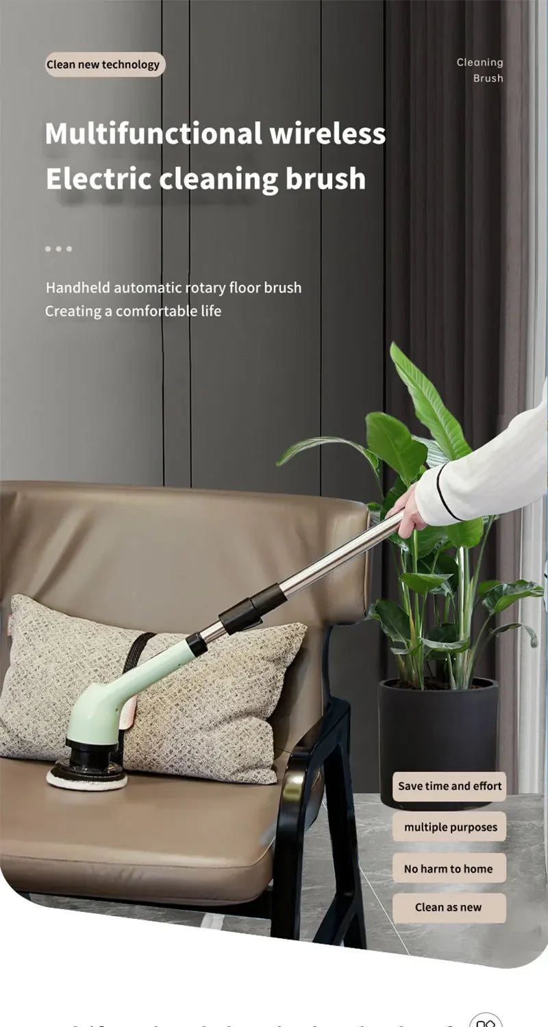 Electric Spin Scrubber – Cordless Shower Cleaner