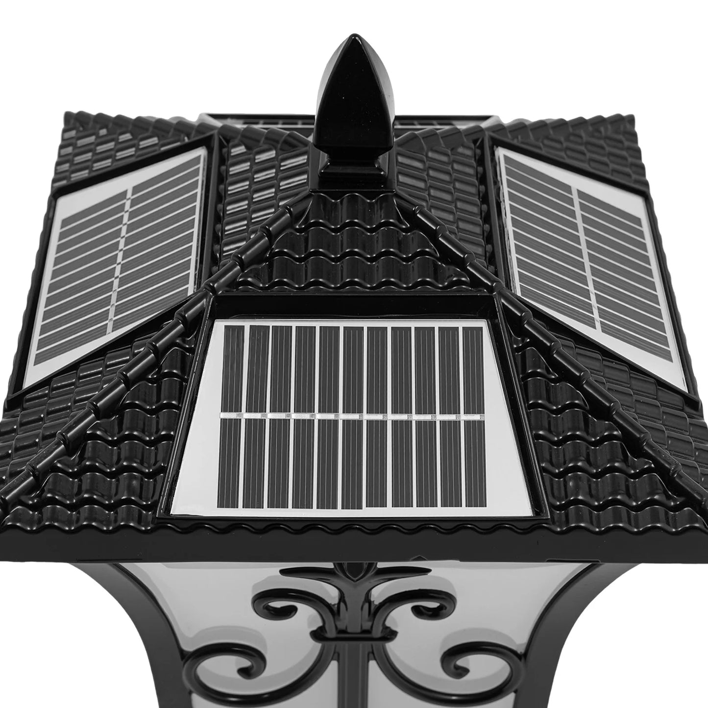 Outdoor Solar Post Light |Remote Control Garden Light