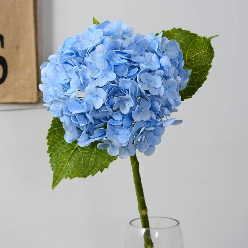 Artificial Real Touch Hydrangea Faux Flowers Bouquet