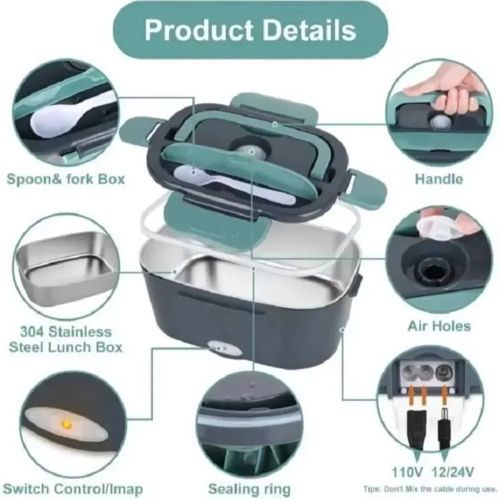 Portable Electric Lunch Box Leak Proof Design