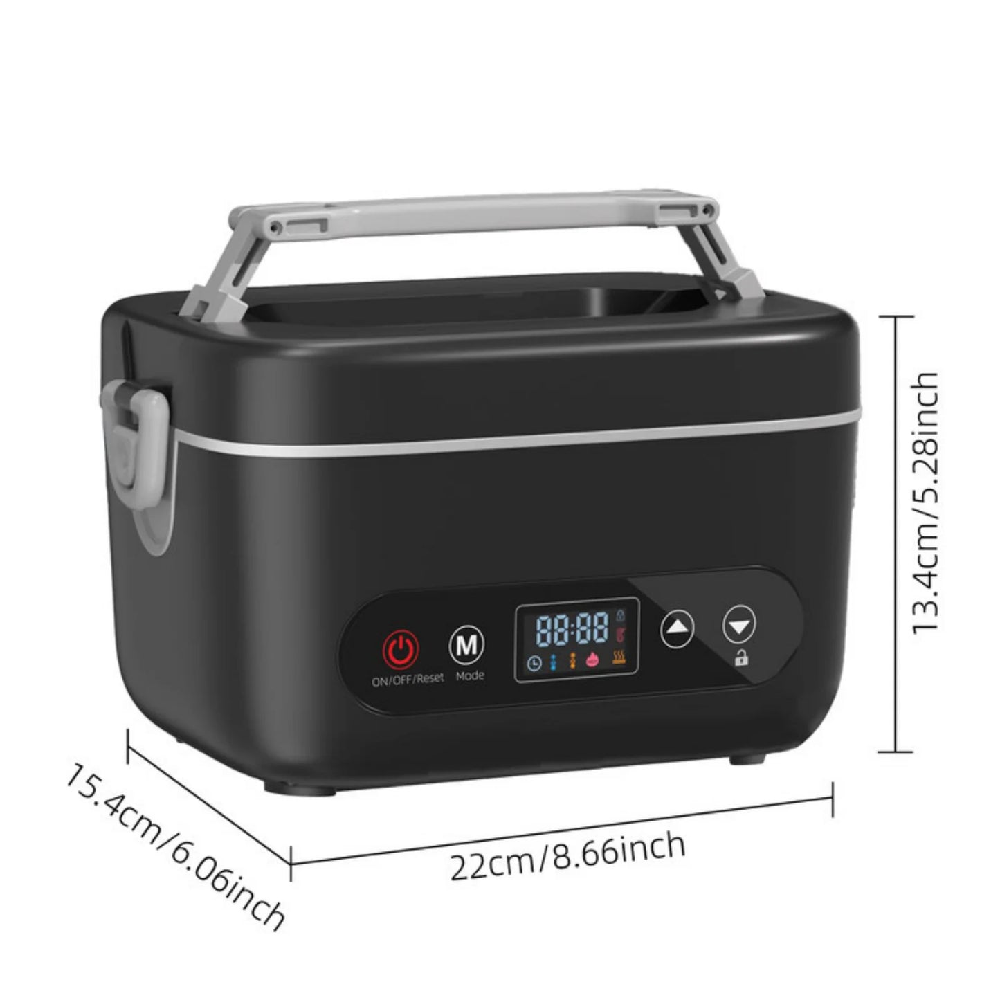 Wireless Portable Lunch Box w/ Five-Sided Heating