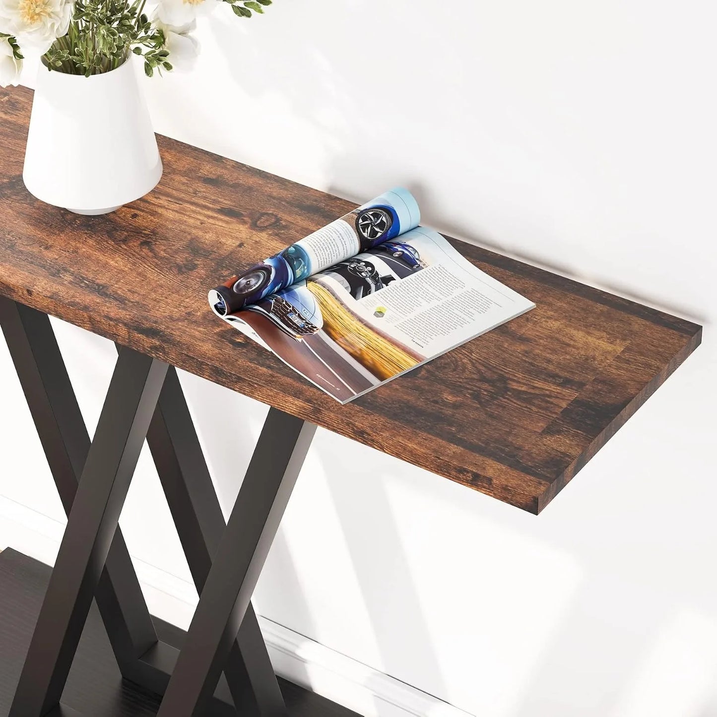 43-Inch Console Table for Entryway, Living Room