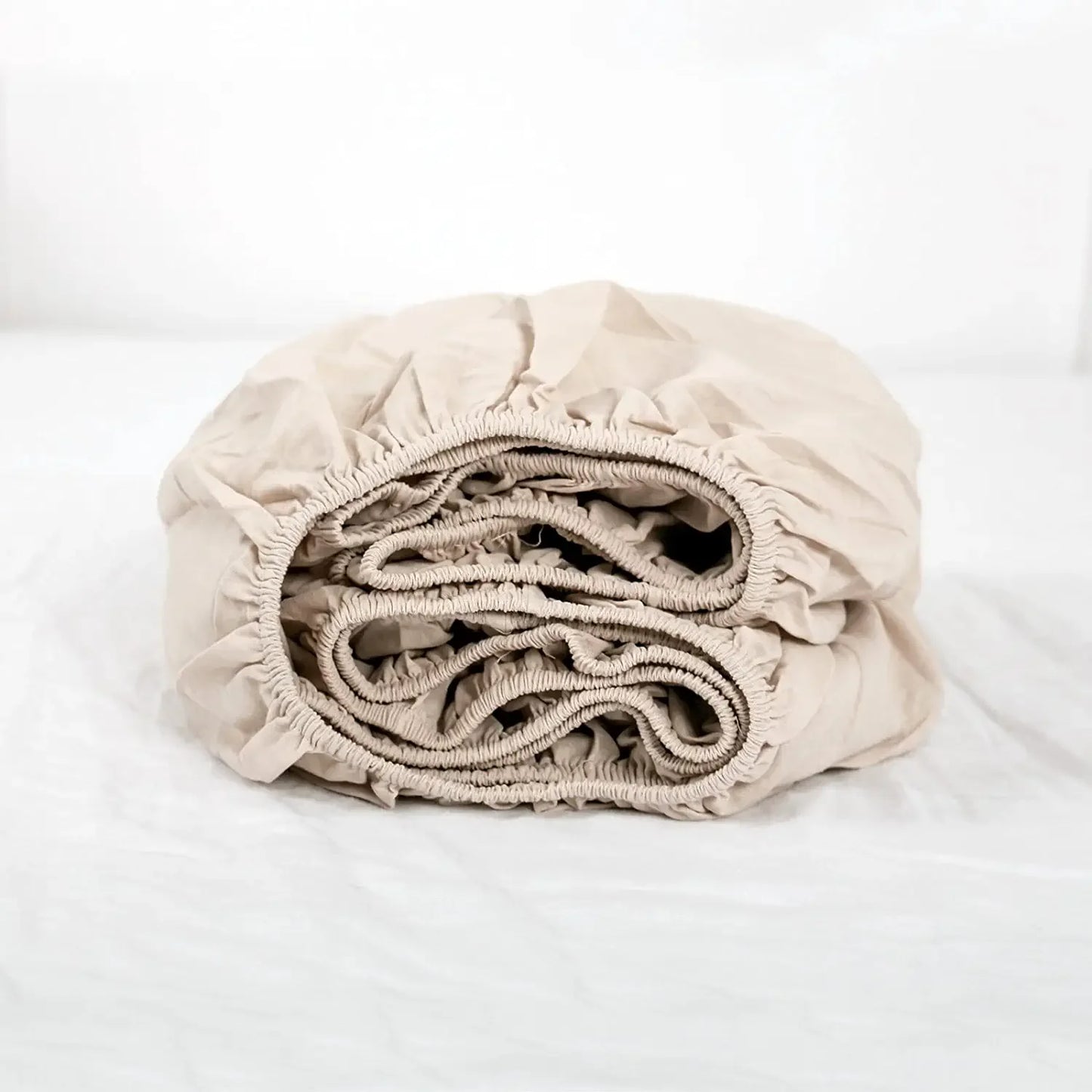 Simple&Opulence Linen Fitted Sheet (1 Piece) Flax Cotton
