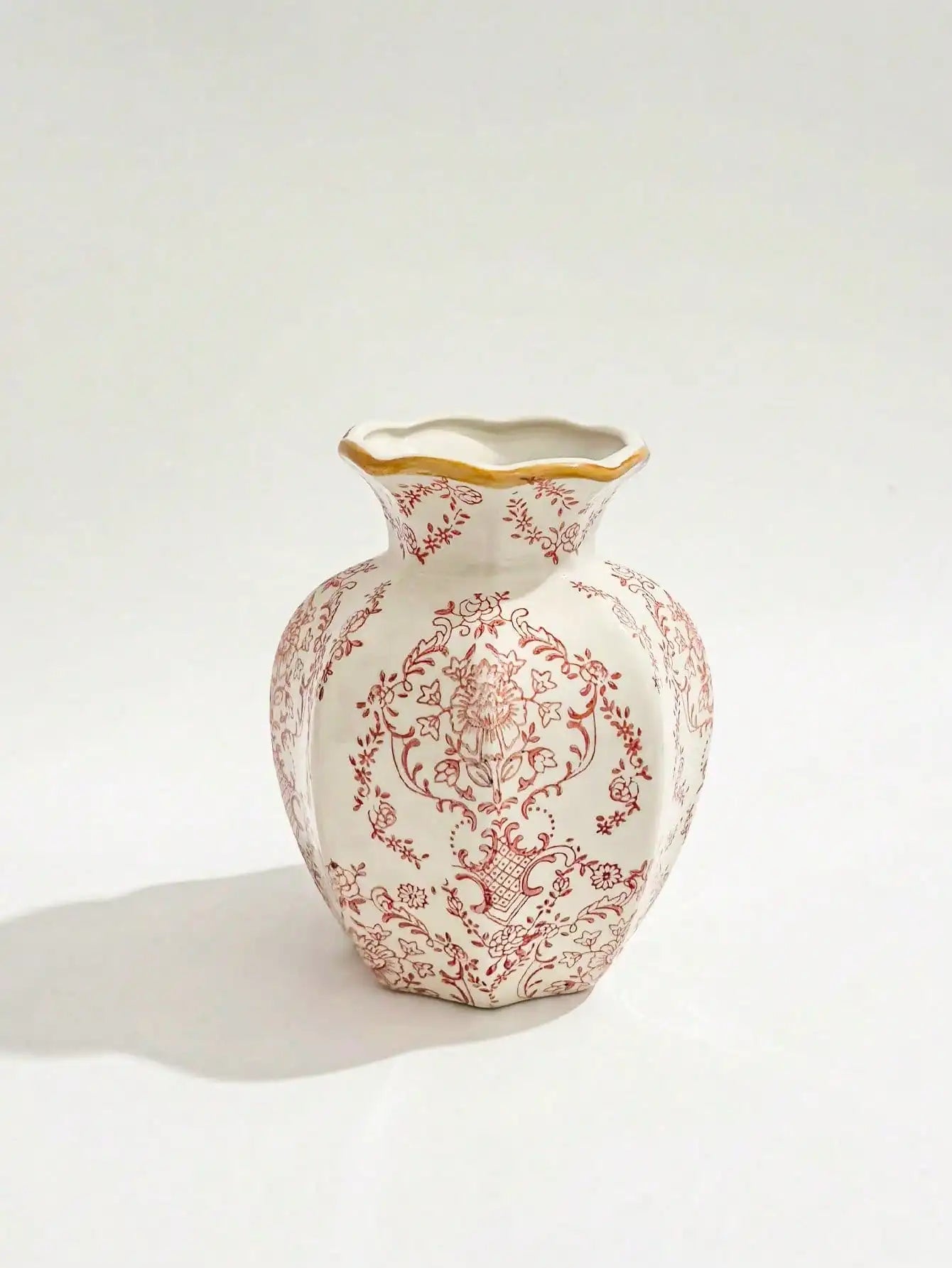 1 Pc Porcelain Retro Flower Vase