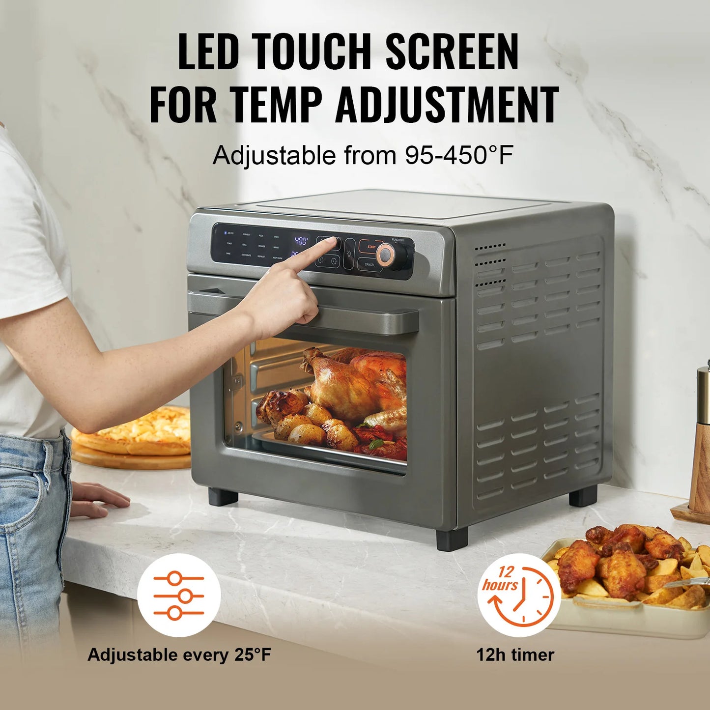 Air Fryer Toaster Convection Oven with Grill