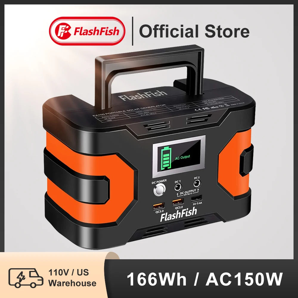 Solar Power Station Camp Home Backup Power Supply