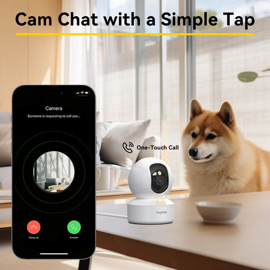 Wifi Surveillance 360° Pan Tilt 2-Way Audio