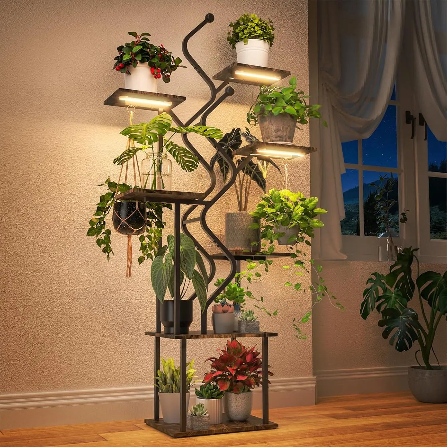 63 Inch Plant Stand with Grow Light