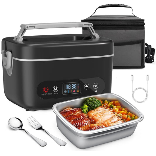 Wireless Portable Lunch Box w/ Five-Sided Heating