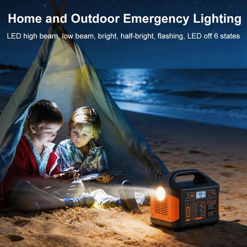 Portable Solar Generator for Home Camping Emergency Power