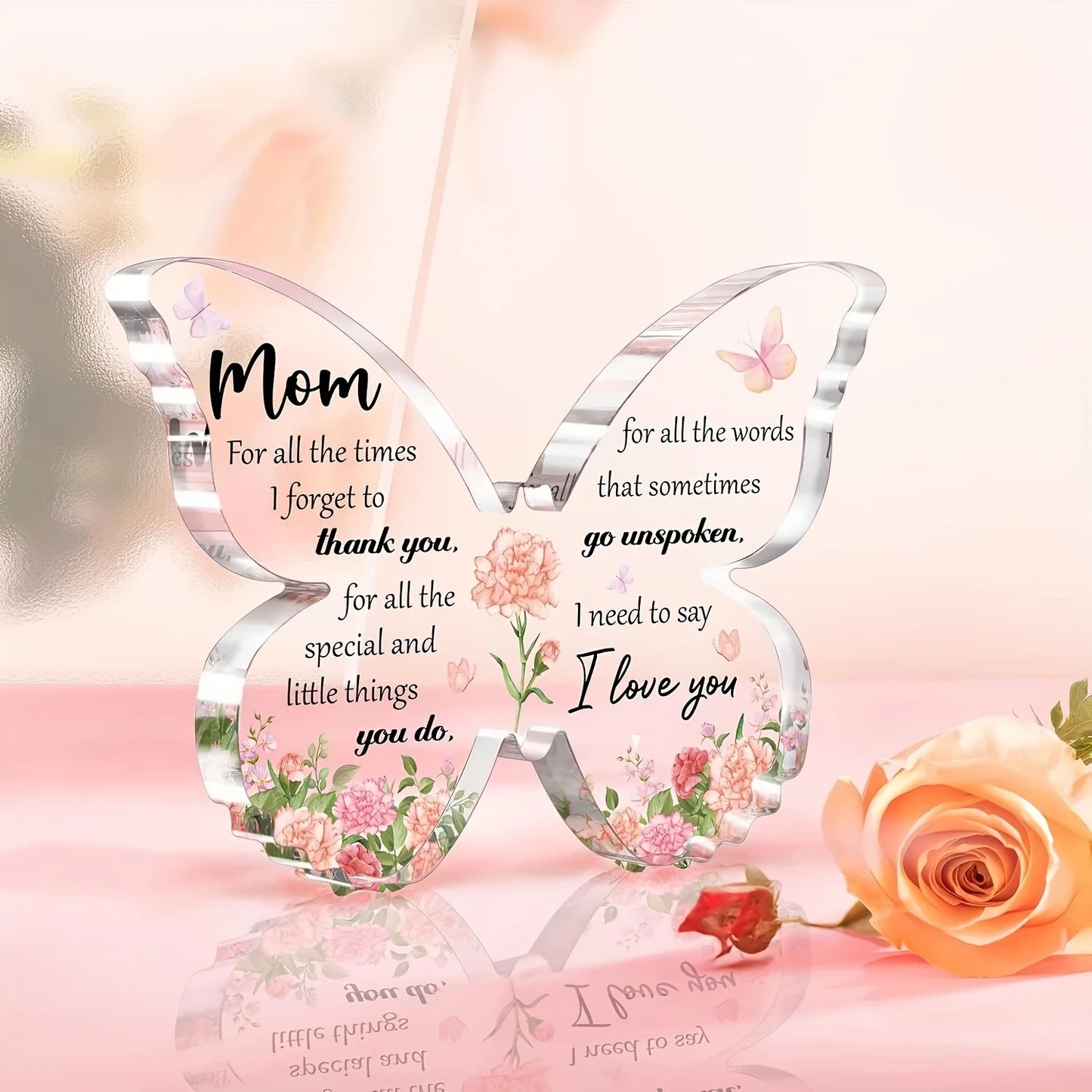 Delicate Mom Birthday Gifts - Butterfly Acrylic Decorations