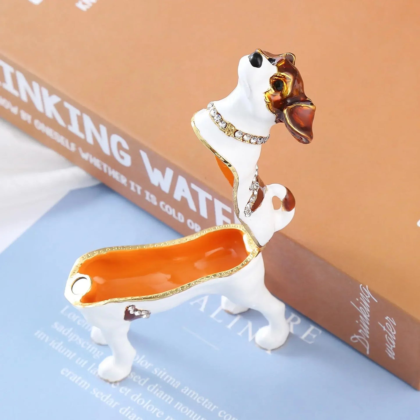Metal Crafts Jewelry Dog Alloy Jewelry Box