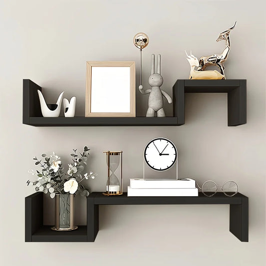 2 Pcs Floating Wall Shelf