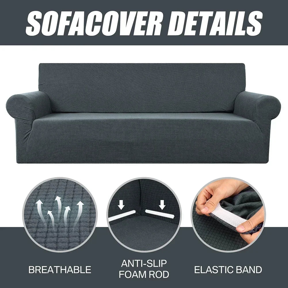 Polar Fleece Sofa Armchair L-Shape Sofa Covers
