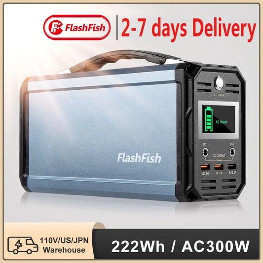 Solar Generator Portable Power Station Rechargeable Battery