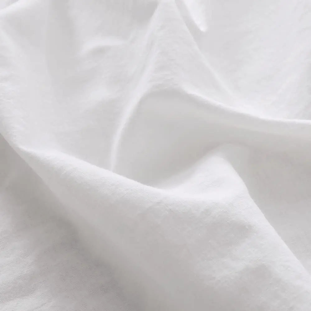 Simple&Opulence Linen Fitted Sheet (1 Piece) Flax Cotton