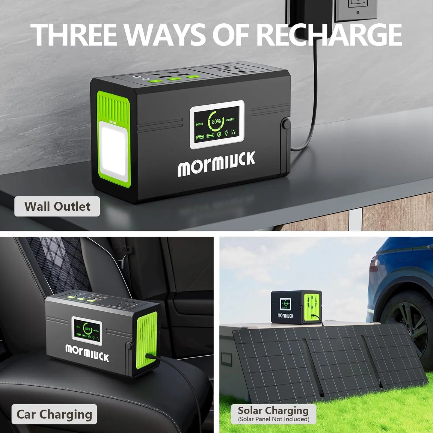 Portable Solar Generator with AC Outlet