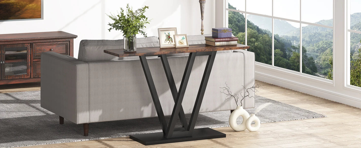 43-Inch Console Table for Entryway, Living Room