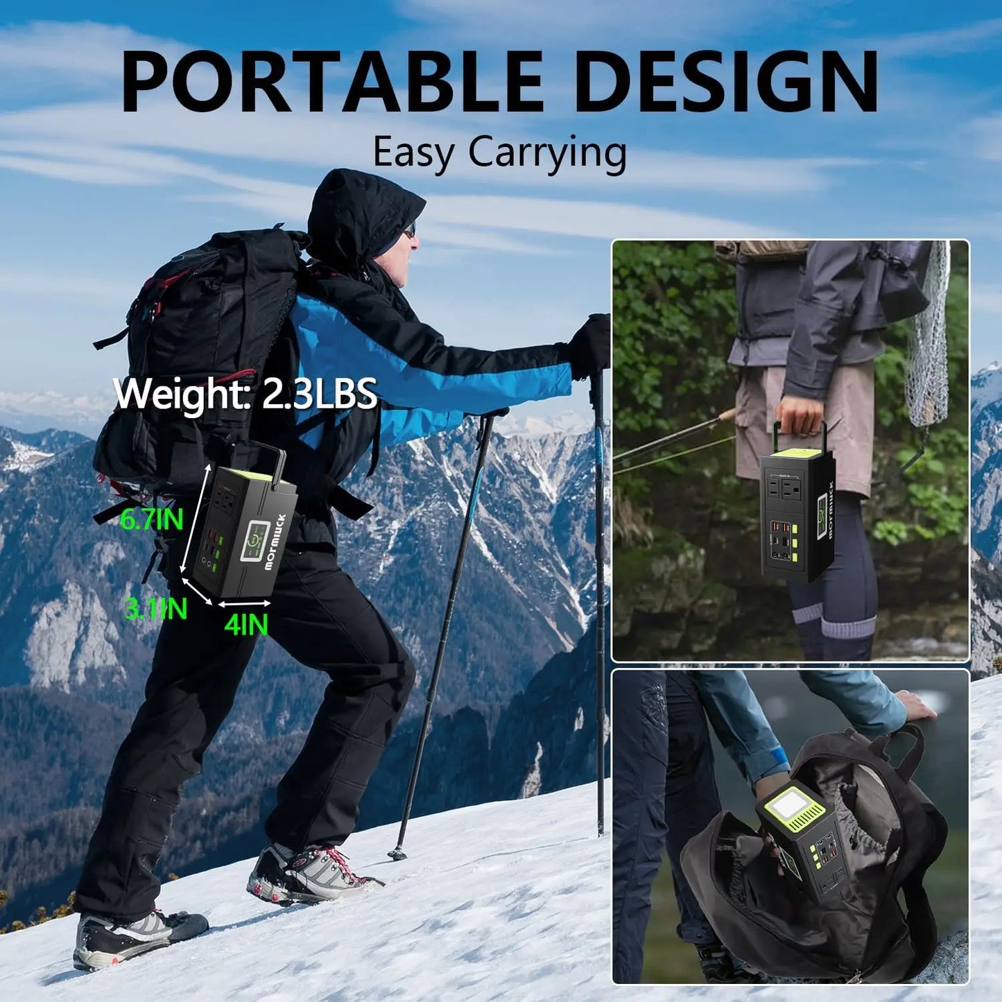 Portable Solar Generator with AC Outlet