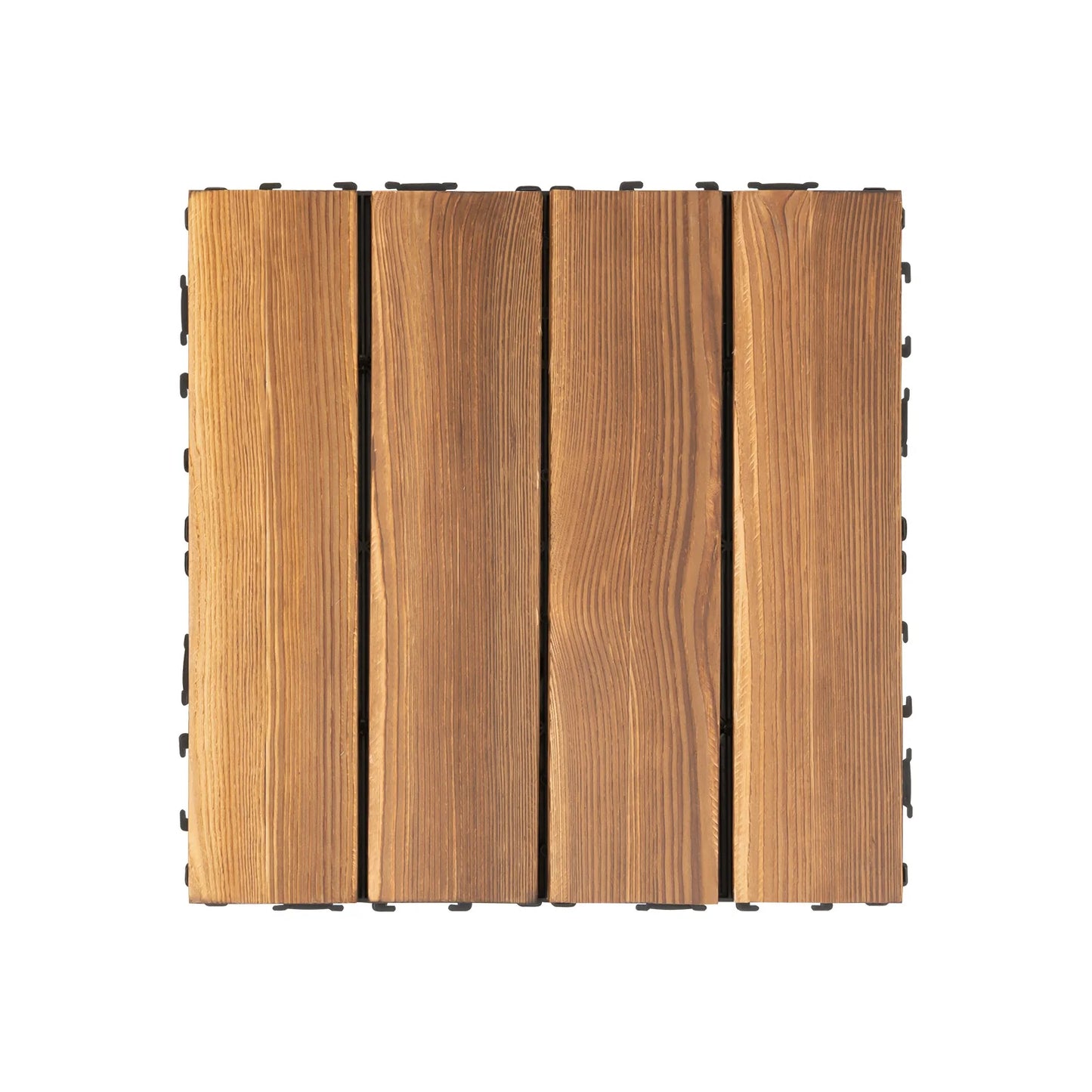 Patio Deck Tiles Wood Plastic Composite 36-Pcs