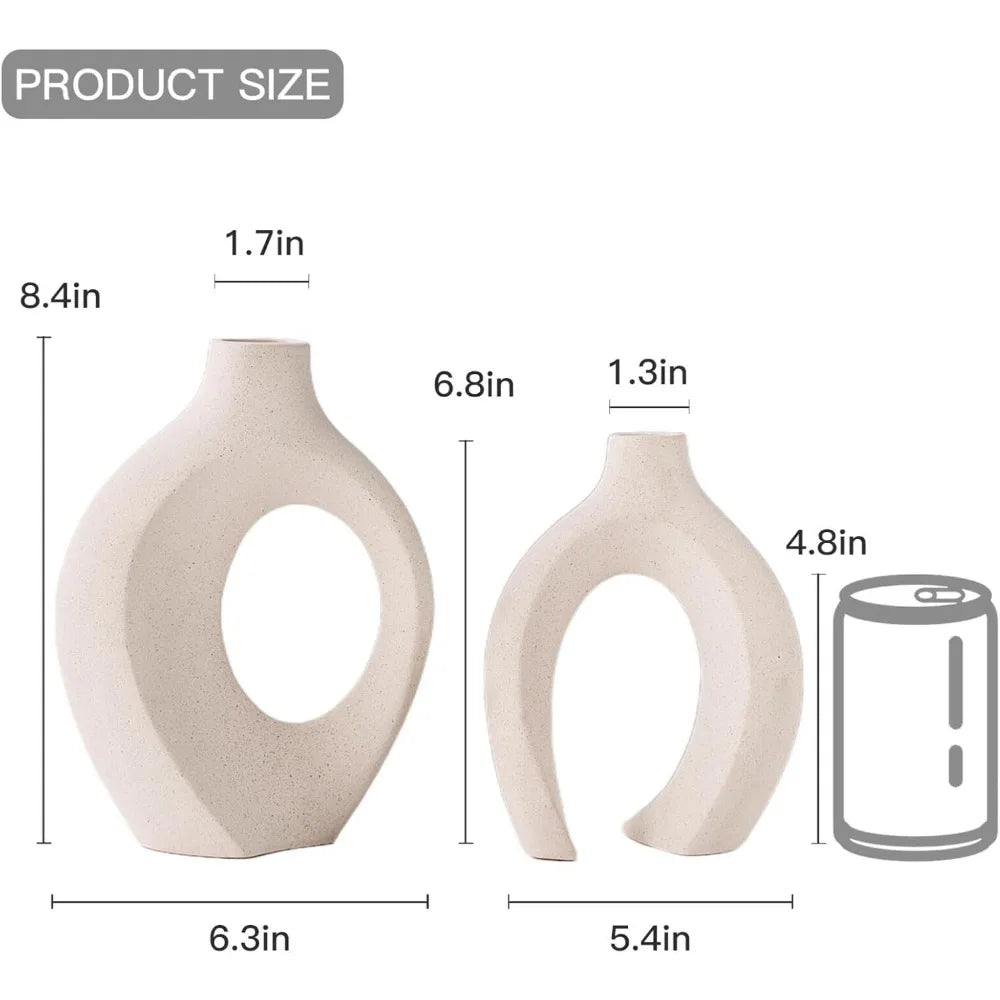 Nordic Modern Bohemian Decorative Ceramic Aesthetic Vase
